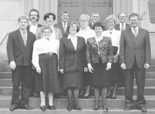 Der Vorstand im Jubiläumsjahr 1995