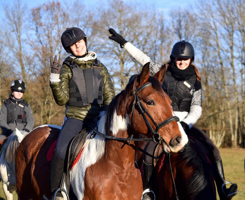 stage d'équitation pour la fin d'année