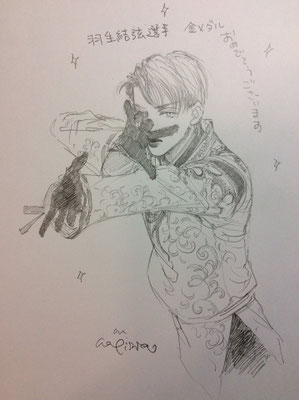 ネットがにぎわってた時にのっかってかいた羽生結弦氏