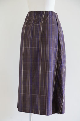 DRIES VAN NOTEN SONISTA 2036 W.W.SKIRT BROWN - CLOSET--- 群馬県
