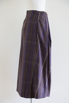 DRIES VAN NOTENドリス チェック スカート 36サイズ DRIES VAN NOTEN SONISTA 2036 W.W.SKIRT BROWN - CLOSET--- 群馬県