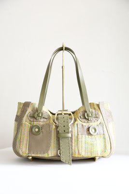 希少 JAMIN PUECH　PHILIBER ハンドバック JAMIN PUECH SPRING SUMMER 2017 PHILIBERT OLIVE HANDBAG