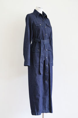 送料関税込【DRIES VAN NOTEN】ドレス DRIES VAN NOTEN DELLIE BIS DEN 8431 W.W.DRESS INDIGO