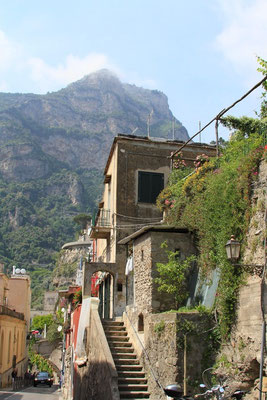 widok uliczek Positano