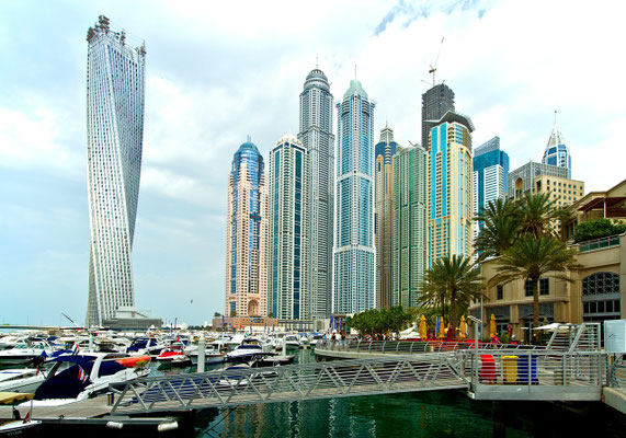 Architektura w Dubai Marina