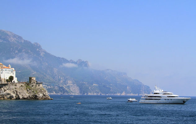 Ruch na wodzie - Amalfi