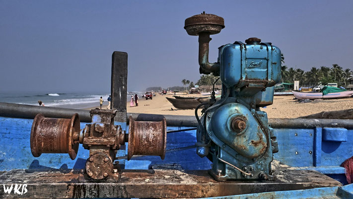 Bootsmotor, Goa Indien