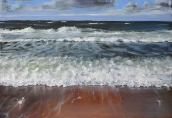 Ostsee - windig, 2019, Öl auf LW, 110 x 160 (sold)