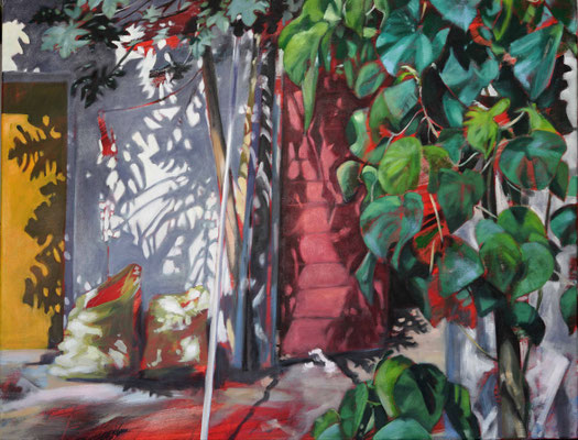 Schattenreich 4,  2024, Öl auf LW, 80 x 100 (sold)
