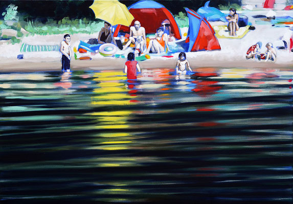 "...", Öl auf Leinwand, 2014, 80 x 110   (sold)