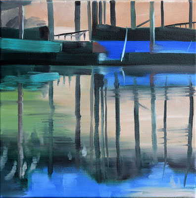 Bootsstueck 3, Öl auf LW, 2013, 30 x 30   (sold)