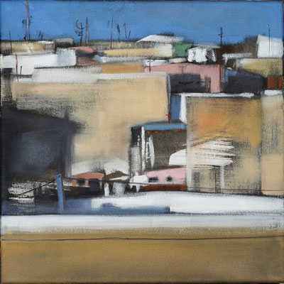 Marokko 15, 2022, Öl auf Leinwand, 30 x 30   (sold)