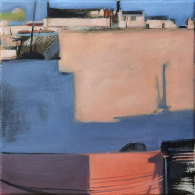 Marokko 10, 2020, Öl auf Leinwand, 30 x 30 (sold)