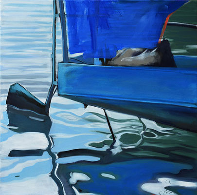 Bootsstück 9, 2014, Öl auf LW, 50 x 50    (sold)