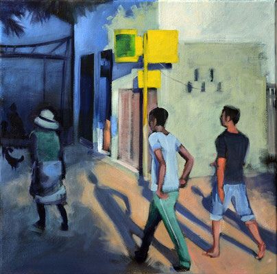 Madagaskar 18, 2017, Öl auf LW, 40 x 40