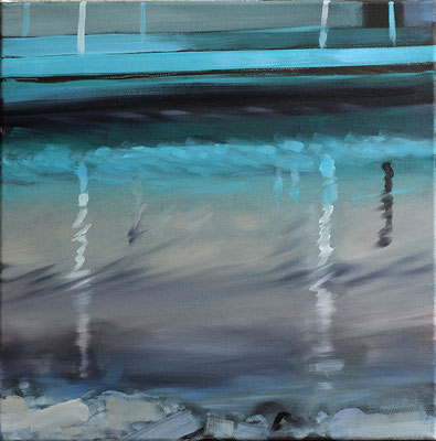 Bootsstueck 4, Öl auf LW, 2014, 40 x 40   (sold)