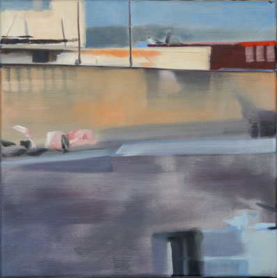 Marokko 16, 2022, Öl auf Leinwand, 30 x 30