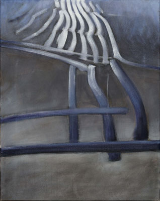 aus der Serie Plagiate, Plagiat 12, 2023, Öl auf LW, 50 x 40