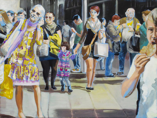 "shopping", Acryl auf Leinwand, 2012, 120 x 160