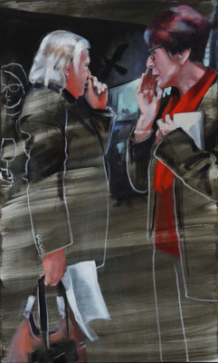 Öl auf Leinwand, 2019, 100 x 60 (sold)