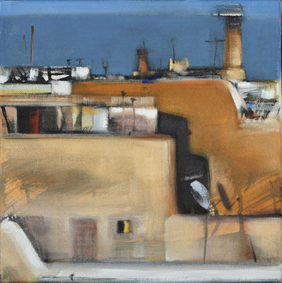 Marokko 14, 2022, Öl auf Leinwand, 30 x 30  (sold)