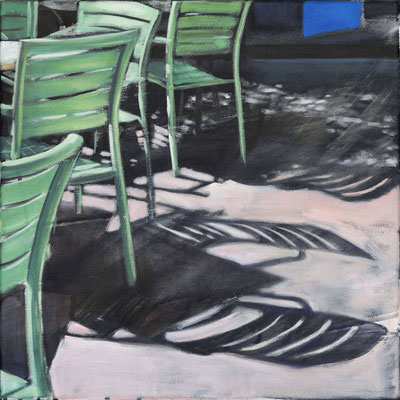 TUFA-Stück 2, 2025, Acryl/Öl auf LW, 40 x 40 (sold)