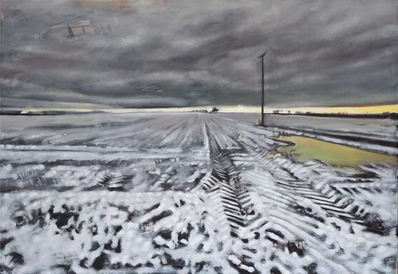 Feldstück, 2025, Acryl/Öl auf LW, 110 x 160