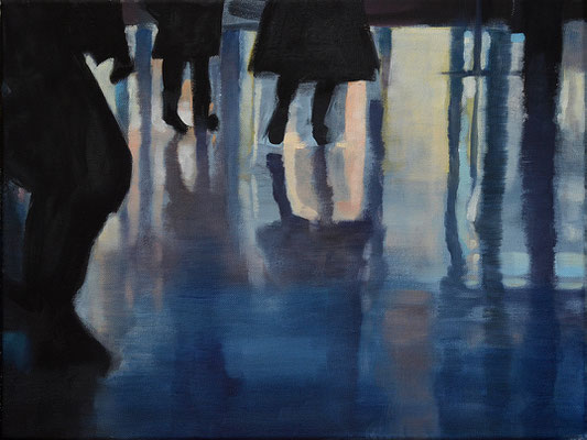 o.T., 2015, Öl auf LW, 30 x 40