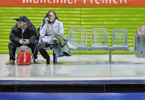 "kleine Freiheit", Öl auf Leinwand, 2010, 80 x 110  (sold)
