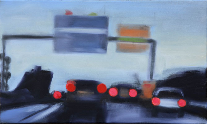o.T. 2016, Öl auf LW, 30 x 50
