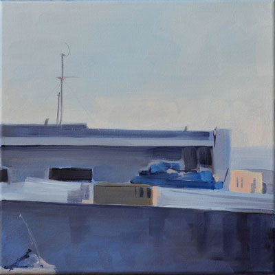 Marokko 6, 2014, Öl auf Leinwand, 30 x 30