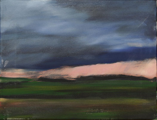 Wetter, 2022, Öl auf LW, 30 x 40