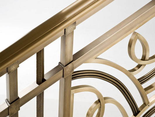 Bronze railing for a private residence - Beverly Hills