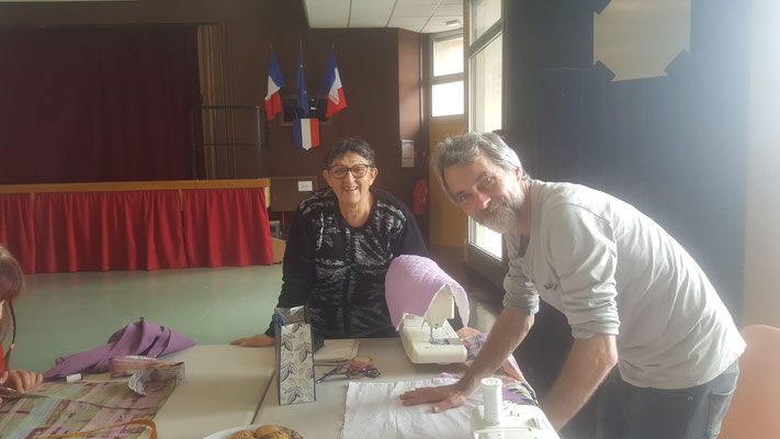 Atelier de confection de sacs à tartes