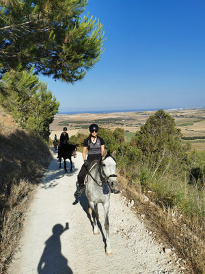 Reiten mit wunderschöner Aussicht
