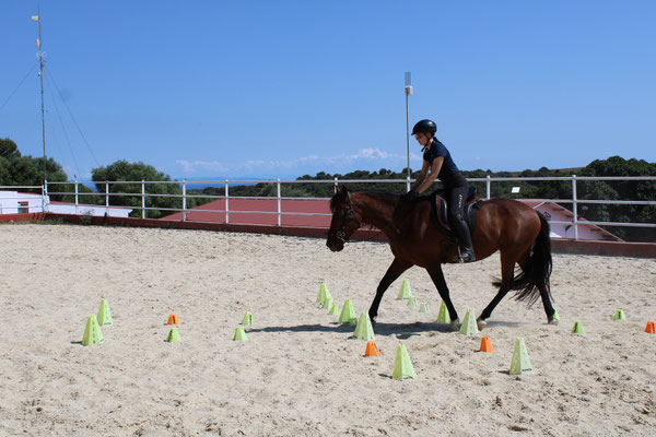 Traben im Entlastungssitz