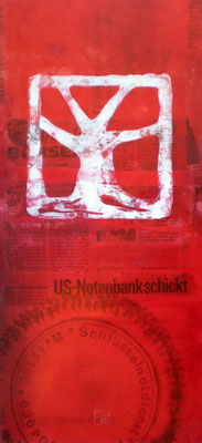 baum 2012, 50x23 cm