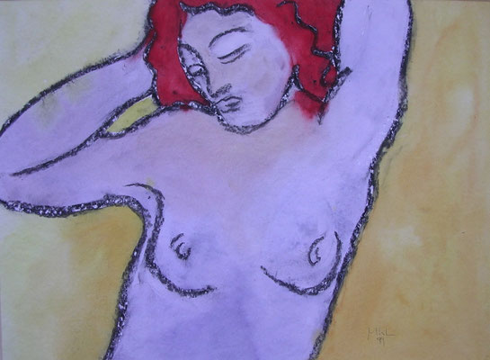 rothaarige, 40x30 cm