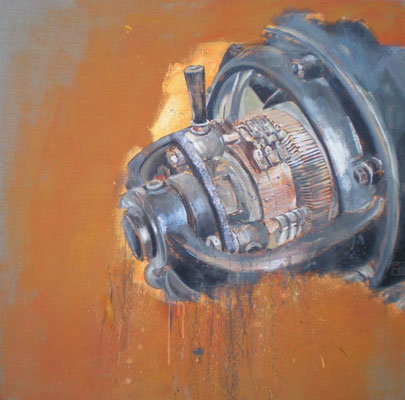 gleichstrommaschine 2010, 100x100 cm