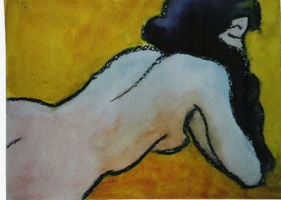 liegende, 40x30 cm