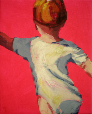 fragile walking II, 2014, oil on acryl on canvas