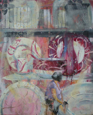 verkäuferin 2012, 50x40 cm