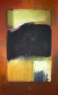dunkler garten 2012, 110x67 cm