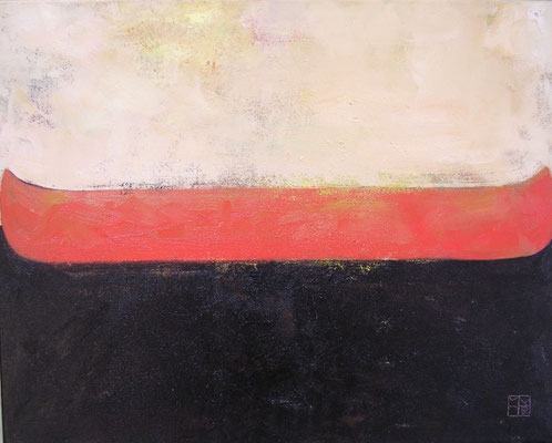 rotes kanu 2006, 40x50 cm
