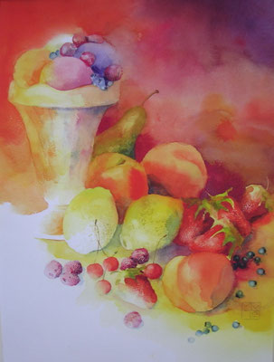 früchteeis, 35x25 cm