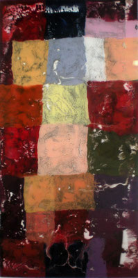 luftwurzeln 2013, öl, acryl, metall