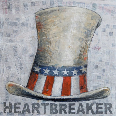 heartbreaker 2015, 40x40 cm, oil on cloth on canvas