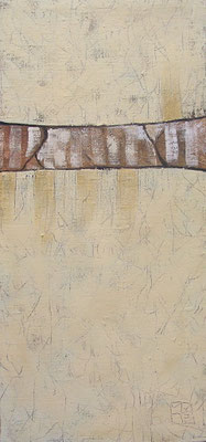 4 elemente holz 2003, 49x23 cm