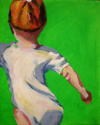 fragile walking IV, 2014, oil on acryl on canvas