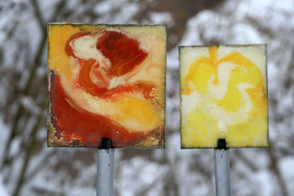 rosen 2005, öl auf acryl